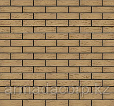 Лицевой керамический кирпич Слоновая кость глубокий рустик полуторный 1.4НФ, фото 4