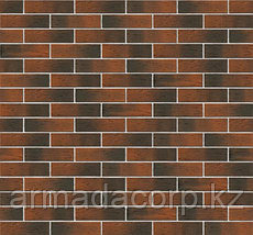 Лицевой керамический кирпич Флеш Красный рустик полуторный 1.4НФ, фото 2