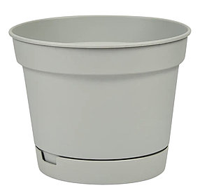 Горшок цветочный Idi Land Mint ø120 h9.4 см v0.7 л пластик серый