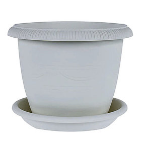 Горшок цветочный Жардин ø15 h13.5 см v1.6 л пластик серый
