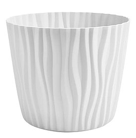 Кашпо для цветов Волна ø16 h13.5 v2 л пластик ассорти