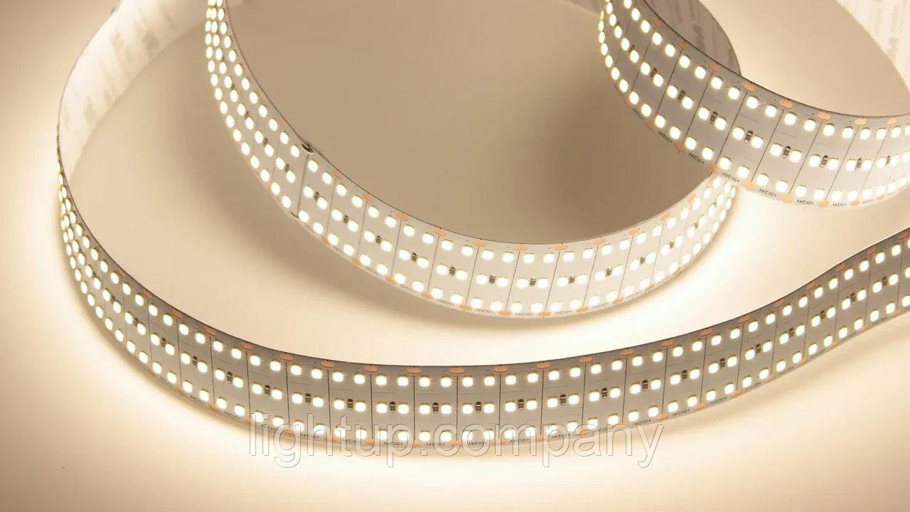 Светодиодная лента SANAN, 2835, 360 led/m, трехрядная, 24V, 25W/m, IP20, фото 1
