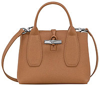 Сумка-мессенджер Longchamp Le Roseau Handbag Natural, натуральная кожа, бежевый