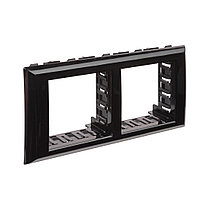 Рамка-суппорт "Avanti" для "In-liner Front" DKC 4402914 4 модуля Чёрный