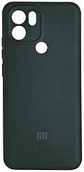 Чехол на Redmi A1+ гель темно-зеленый