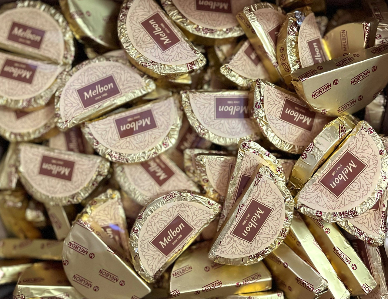 Конфеты ПОЛУКРУГ плоский 250гр / Melbon / Греция (Ф)