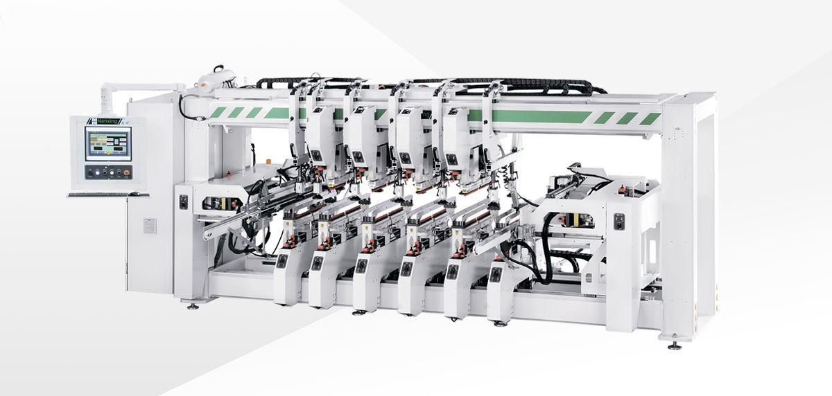 Nanxing NDC642A. Автоматический многотраверсный сверлильно-присадочный станок., фото 1