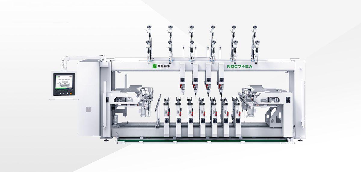 Nanxing NDC742A. Автоматический многотраверсный сверлильно-присадочный станок с ЧПУ., фото 1