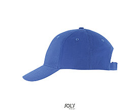 Бейсболка SOLAR, 6 клиньев, синяя