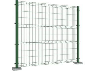 Заборные секции из сварной сетки серии «ОПТИМА ЛАЙТ»
