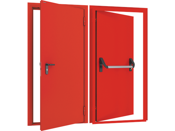 Противопожарные одностворчатые двери, фото 1