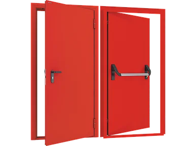 Противопожарные одностворчатые двери