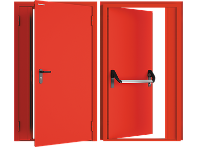 Противопожарные двустворчатые двери