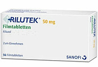 Рилутек (Rilutek) 50 мг №56 (рилузол) Турция