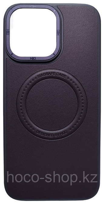 Чехол c MagSafe на iPhone 14 Pro HDD Produce пепельно-фиолетовый