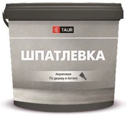Шпатлевка (белая) по дереву и бетону "TAUR"  0,35 кг