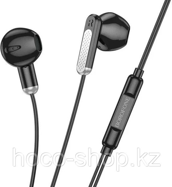 Наушники таблетки Borofone BM89 черные 3.5mini Jack