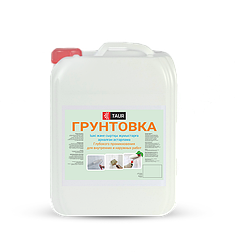 Грунтовка глубокого проникновения "TAUR Грунтовка"  10 кг