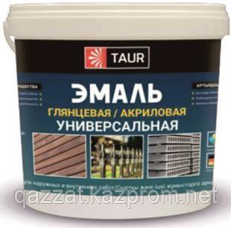 Эмаль акриловая для внутренних и наружных работ "TAUR ENAMEL UNIVERSAL" 10 кг