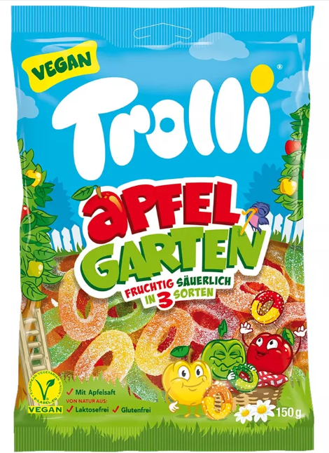 Жев. мармелад Trolli Apfel Garten 150 гр / Vegan