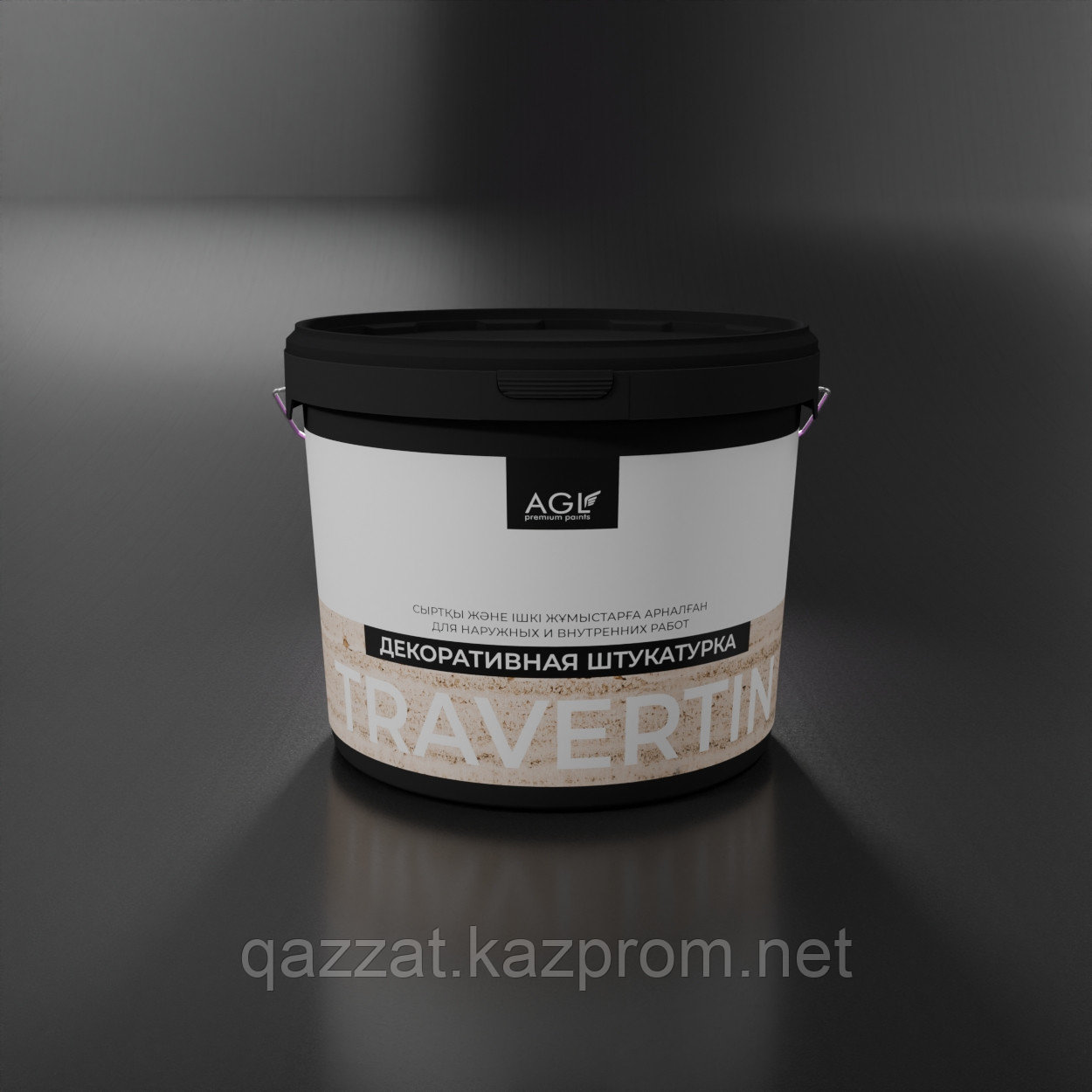 Фактурные краски  AGL TRAVERTINE 20 кг