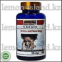 Комплекс GABA + L-теанин от стресса и неврных расстройств от Nature's Origin, 100 шт.
