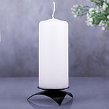 Свеча декоративная белая пеньковая Омский свечной, фото 3