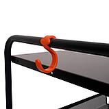 Этажерка Ладья 35КС черная, на колесиках Э410Ч, фото 6