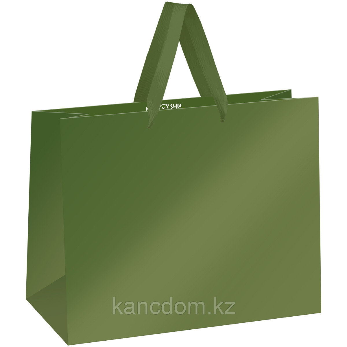 Пакет подарочный 32*26*12см MESHU "Green", матовая ламинация MS_61617