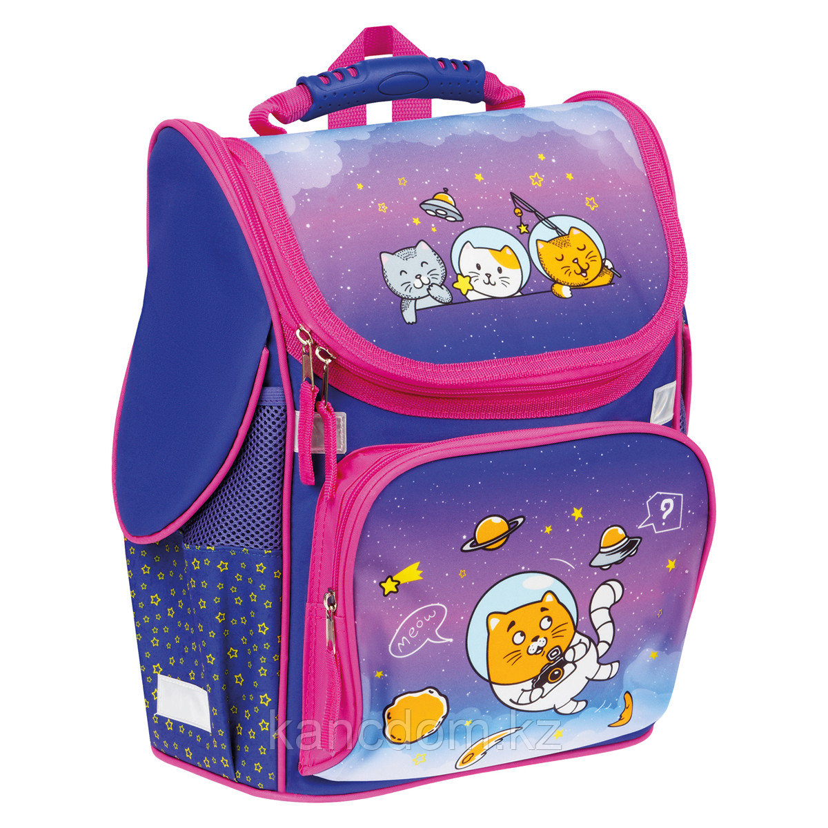 Ранец ArtSpace Junior "CosmoCat" 37*28*21см, анатомическая спинка Uni_17764