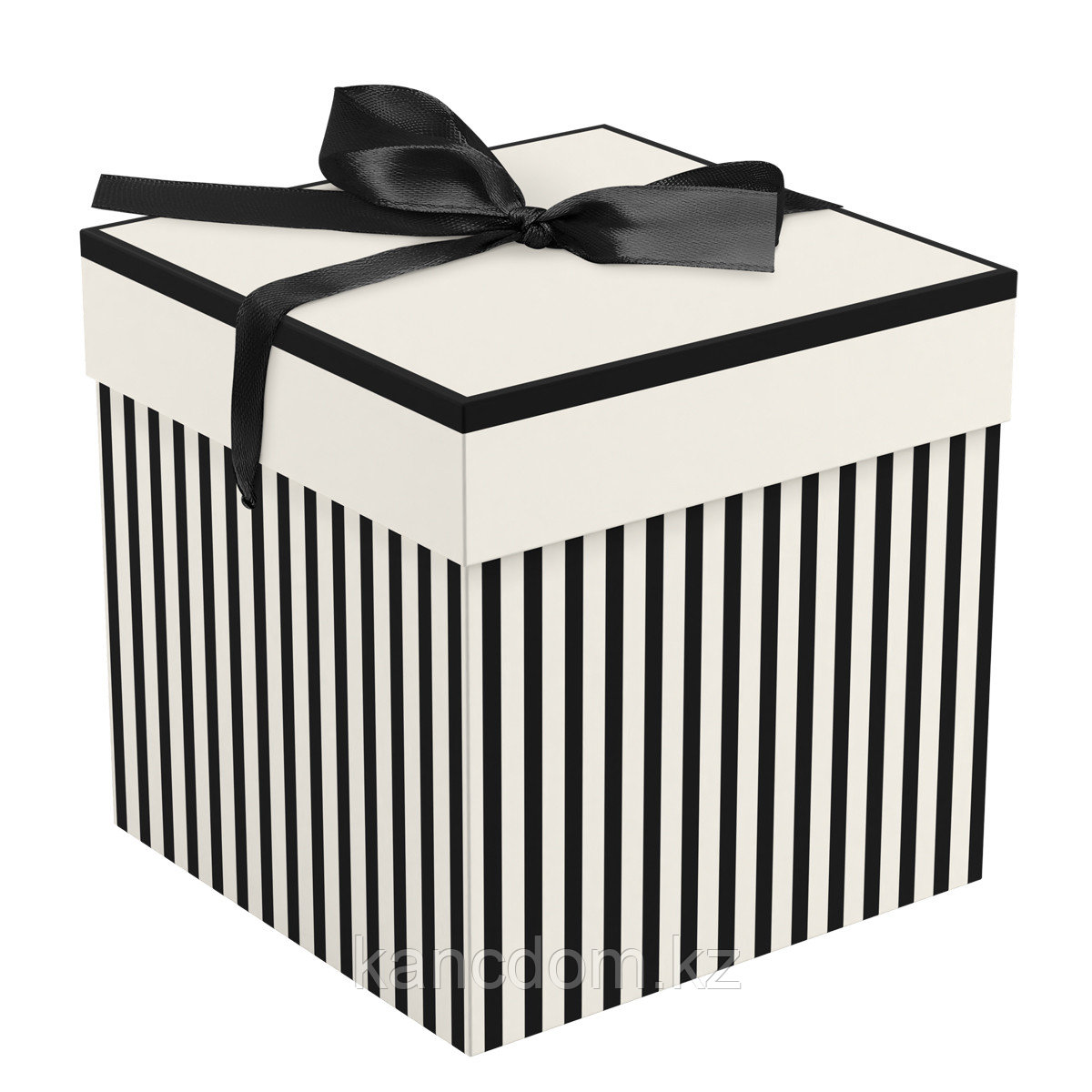 Коробка складная подарочная MESHU "Paris", (15*15*15см), с лентой MS_62557
