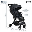 PITUSO коляска детская PERA (прогулочная)Graphite/рама carbon/PU, фото 4