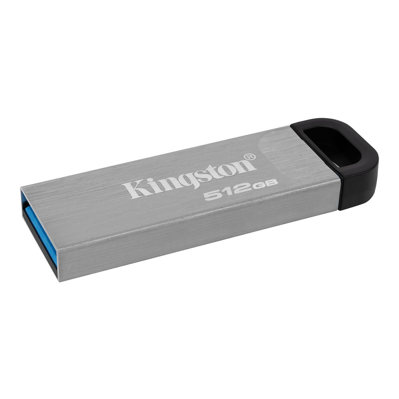 Kingston DTKN/512GB USB-накопитель DataTraveler Kyson, 512Gb, USB 3.2 Gen 1, Silver