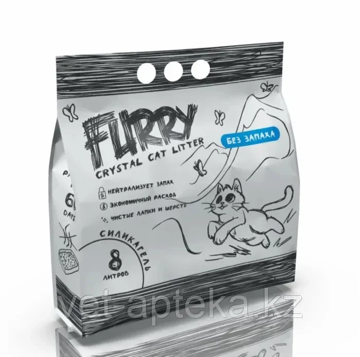 Furry силикагель 8л без запаха