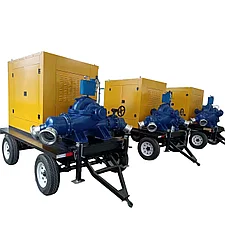 Насос с дизельным двигателем  ДНУ 500 60