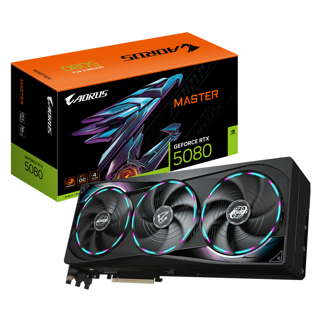 Видеокарта Gigabyte RTX 5080 Aorus Master 16GB