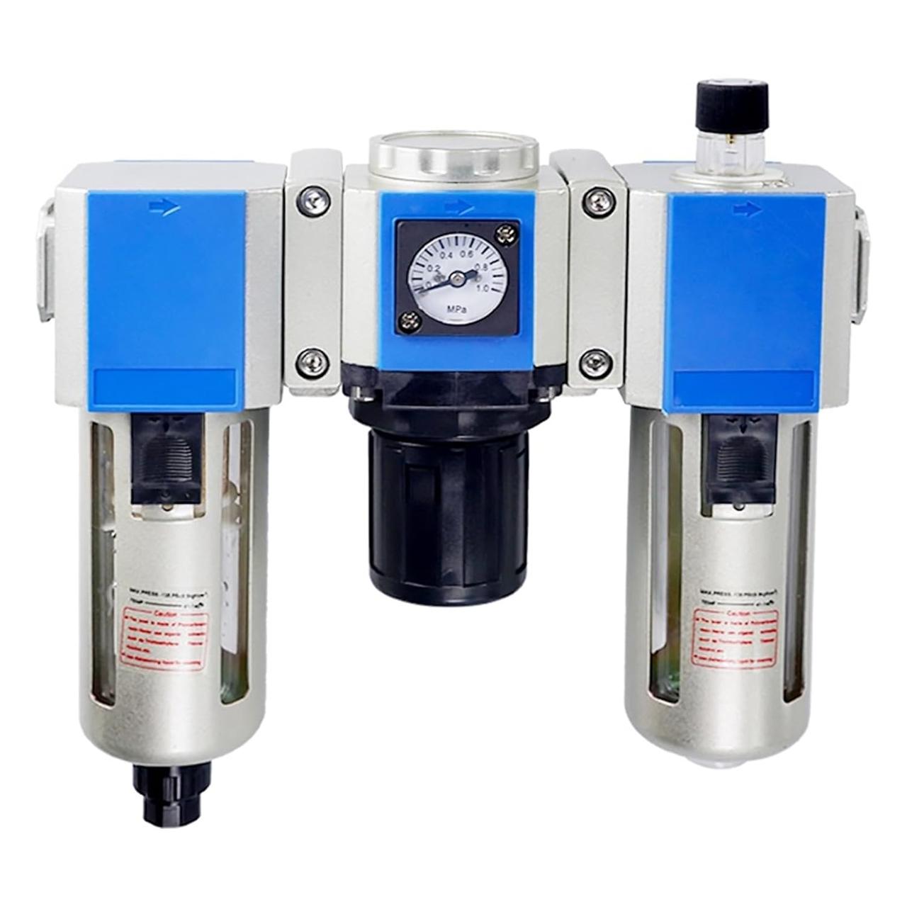 Блок подготовки воздуха SNS GC-400, 1/2" фильтр GF-400, регулятор GR-400 и маслораспылитель GL-400, фото 1