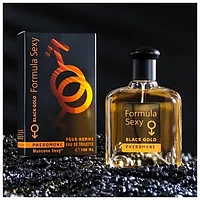 Formula Sexy Black Gold Туалетная вода мужская с феромонами, 100 мл (по мотивам 1 Million (P.Rabanne)