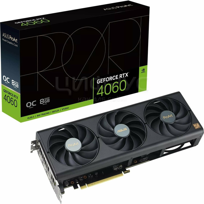 Видеокарта ASUS PROART-RTX4060-O8G 8Gb GDDR6 BOX