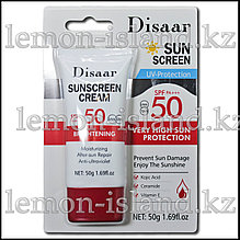 Крем солнцезащитный Disaar SPF50 UVA/UVB отбеливающий с керамидами