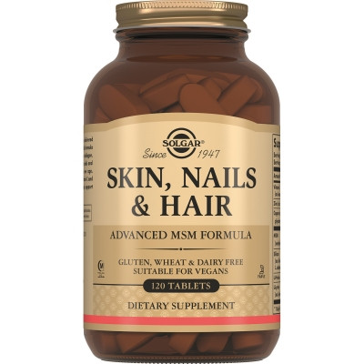 SOLGAR Таблетки Кожа, Ногти, Волосы №120 таб. /17351/, фото 1