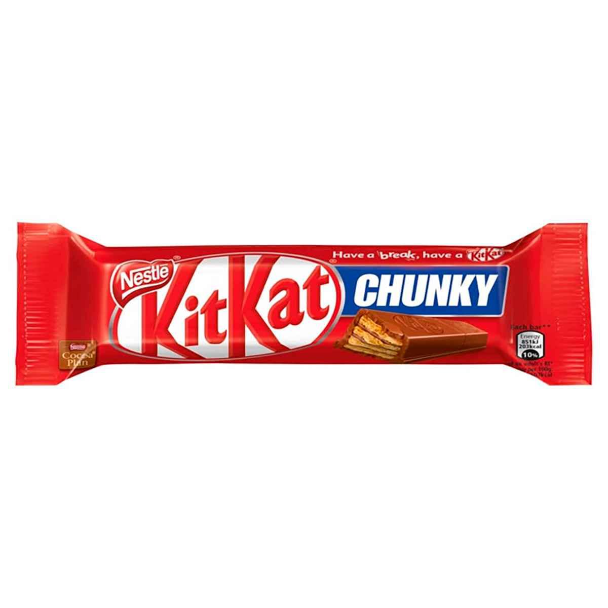 Шоколадный батончик Kit Kat CHUNKY Молочный шоколаде 40 гр.