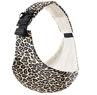 Детская переноска-слинг для родителей, с леопардовым узором