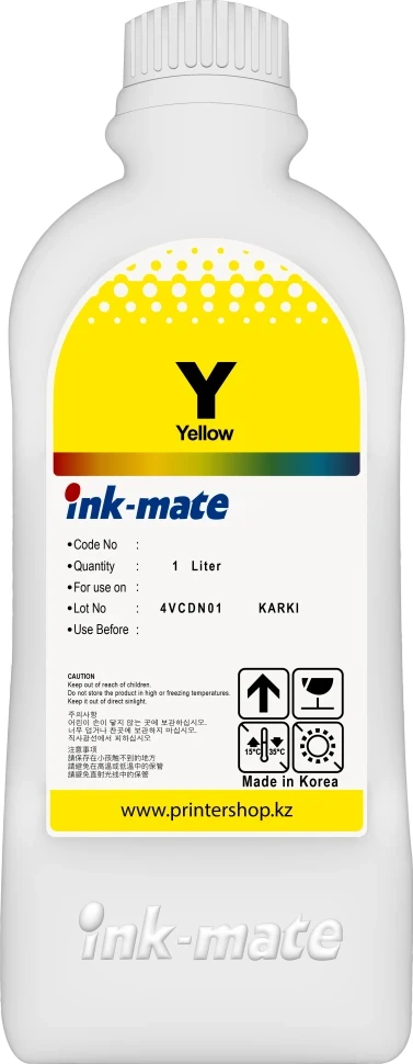 Чернила пигментные Ink-Mate CIMB-2830 Y для Canon IPF PRO-520/521/540/540S 1000мл, фото 1