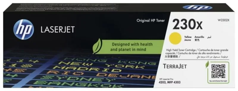 Картридж HP W2302X 230X Yellow для HP Color LaserJet Pro 4203 MFP 4303, фото 1