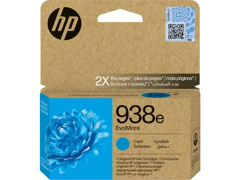 Картридж HP 938e Cyan для OfficeJet Pro 9730/9720 4S6X9PE, фото 1