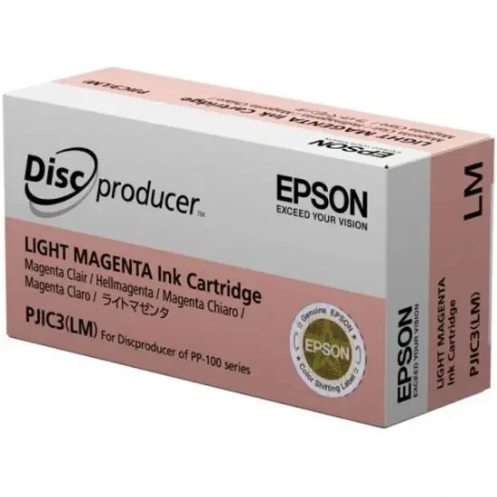 Картридж Epson Discproducer Ink PJIC7 (LM), Light Magenta (MOQ=10) C13S020449, фото 1