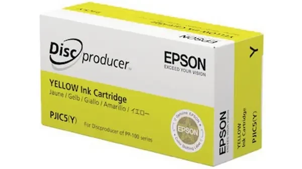 Картридж Epson Discproducer Ink PJIC7 (Y), Yellow  (MOQ=10) C13S020451, фото 1
