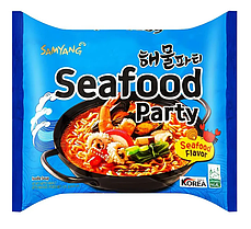 Лапша быстрого приготовления Samyang Seafood Party Ramen 125 гр