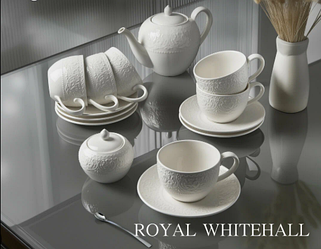 Чайный сервиз (с ровным краем) Royal Whitehall TUC3104 / TUDOR
